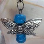 Turquoise Butterfly earring..
