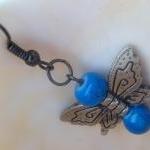 Turquoise Butterfly earring..