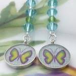 Blue and Green Butterfly ea..