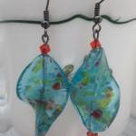 Twisted Turquoise Glass Bea..
