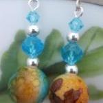 Marbled Beads and Turquoise..