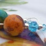 Marbled Beads and Turquoise..