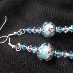 Teal Pearls and Swarovksi C..