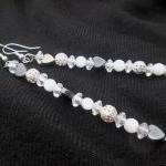 Black and White Dangling ea..