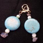 Turquoise and Fluorite Earr..