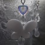 White Butterfly Earrings
