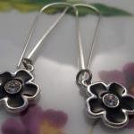 Black Flower and Rhinestone..