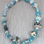 Lampwork - Summer Blues Nec..