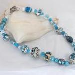 Lampwork - Summer Blues Nec..