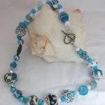 Lampwork - Summer Blues Nec..