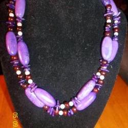 Double Purple Necklace